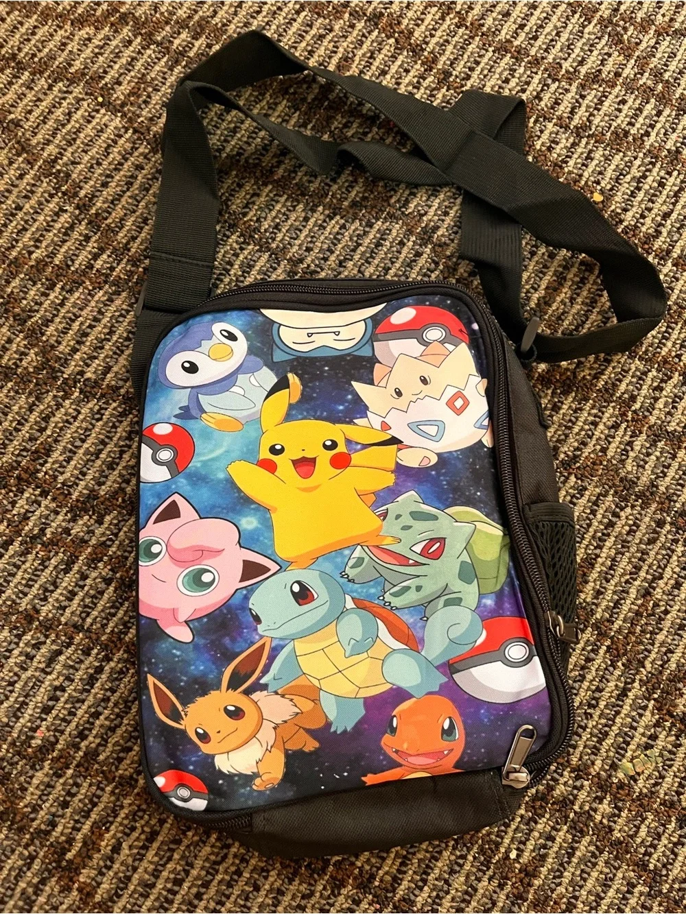 Pokemon Kids Backpack trio with lunchbox and pencil bag